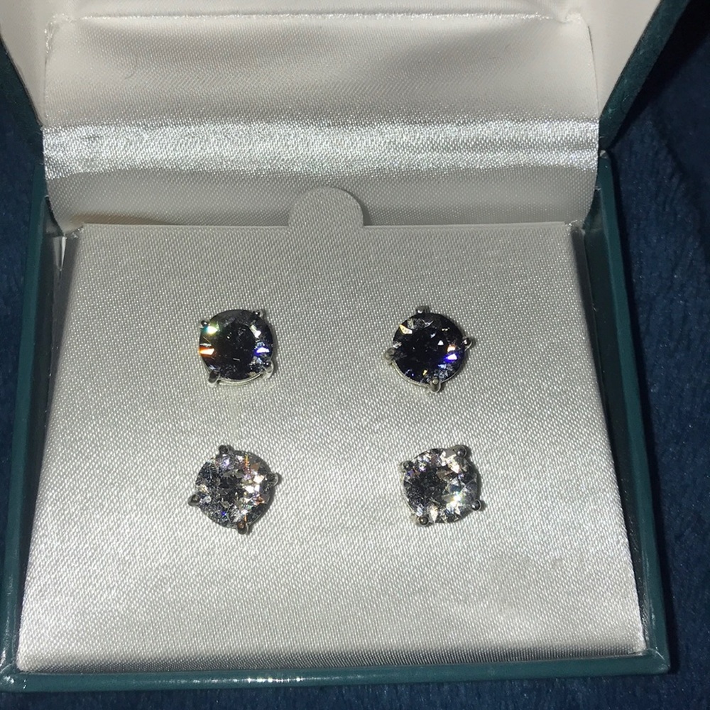 Fine silver plates earrings